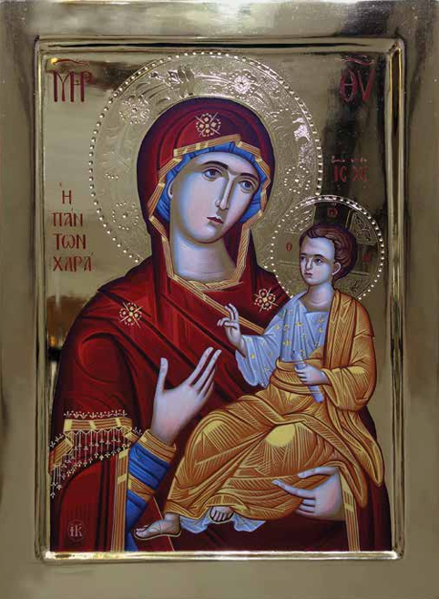 εικονα παναγίας απο αγιογραφιες τσιουχα